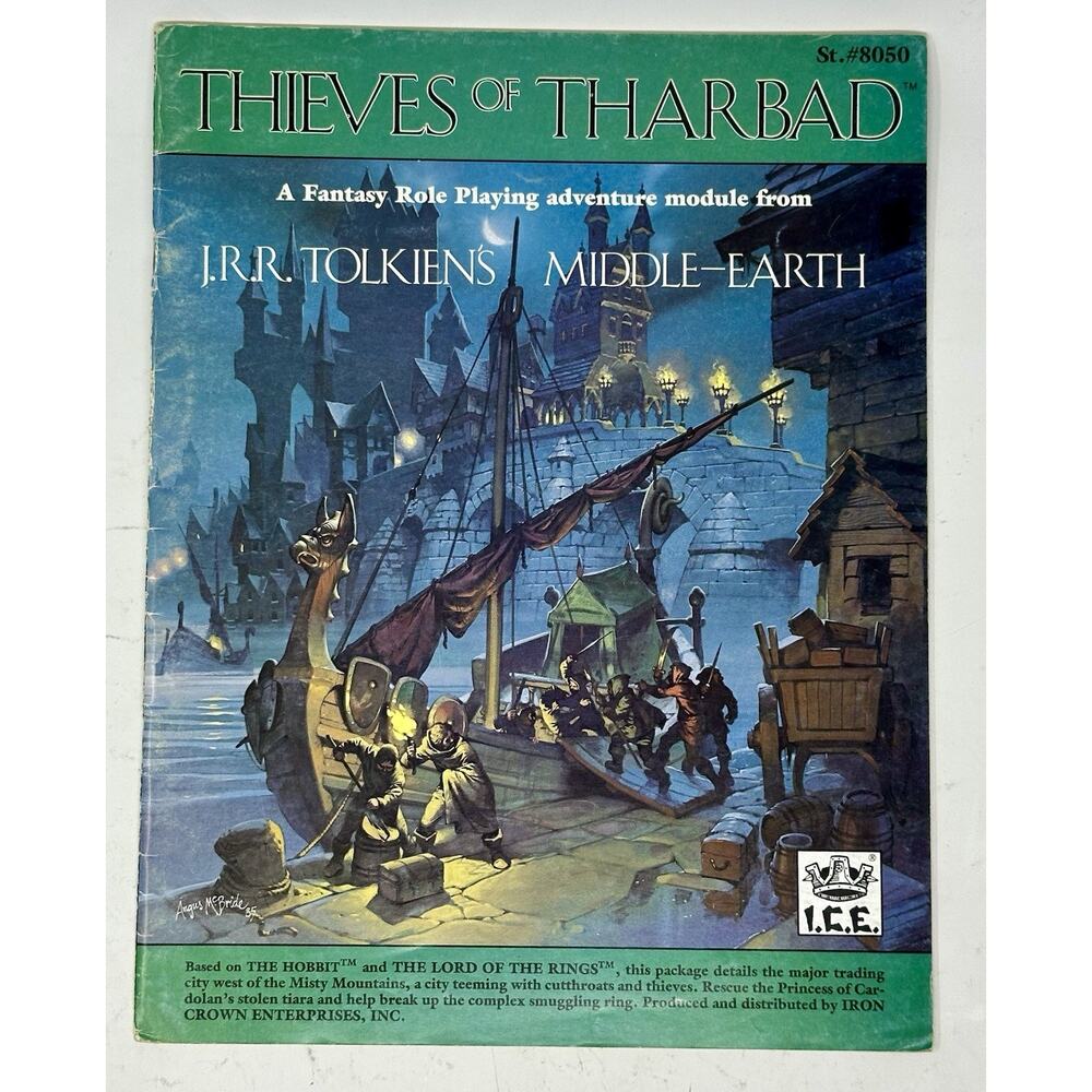 MERP Thieves of Tharbad Tolkien LOTR RPG 1985 ICE #8050